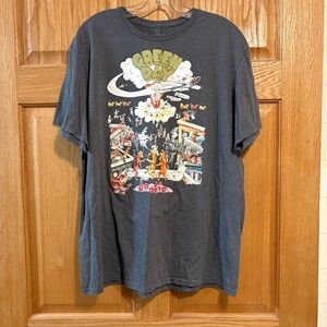 Green Day Dookie Band Graphic T-Shirt Gray Men’s XL X-Large Alternative Rock